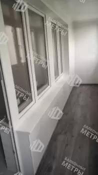 Остекление балкона и установка балконного блока