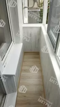 Отделка балкона с утеплением в многоквартирном доме Отделка балкона с утеплением в многоквартирном доме