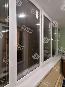 Остекление балкона и установка шкафа и сушилки