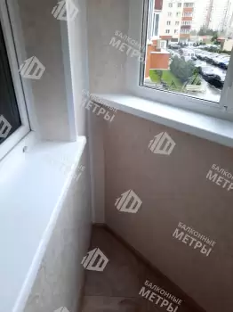 Остекление и отделка балкона Лодочка Остекление и отделка балкона Лодочка