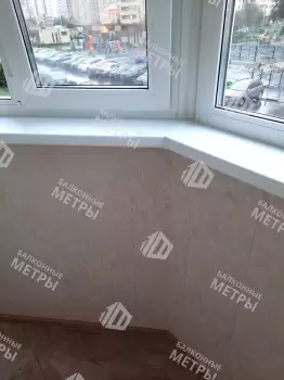 Остекление и отделка балкона Лодочка Остекление и отделка балкона Лодочка