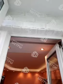 Отделка и остекление Г-образного балкона Отделка и остекление Г-образного балкона