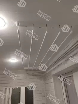 Отделка балкона с установкой теплого пола