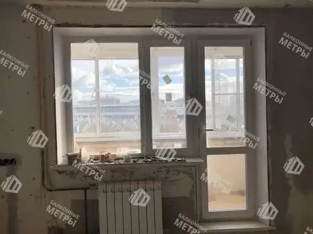 Остекление и отделка двух балконов Остекление и отделка двух балконов