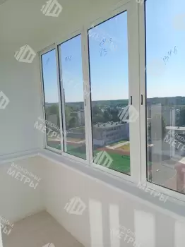 Остекление балкона и отделка стен