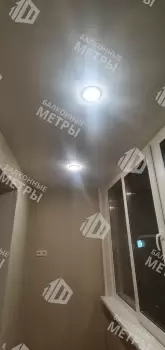 Остекление балкона и балконного блока профилем Rehau 60 и отделка панелями ПВХ