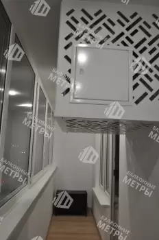 Остекление балкона в серии дома 01-ПЗ с утеплением и отделкой Остекление балкона в серии дома 01-ПЗ с утеплением и отделкой