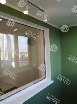 Остекление и отделка балкона Сапожок гипсокартоном под покраску и ламинатом Остекление и отделка балкона Сапожок гипсокартоном под покраску и ламинатом