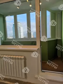 Остекление и отделка балкона Сапожок гипсокартоном под покраску и ламинатом Остекление и отделка балкона Сапожок гипсокартоном под покраску и ламинатом