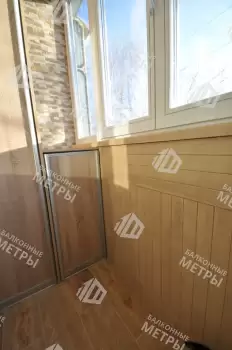 Отделка с утеплением балкона в панельном доме
