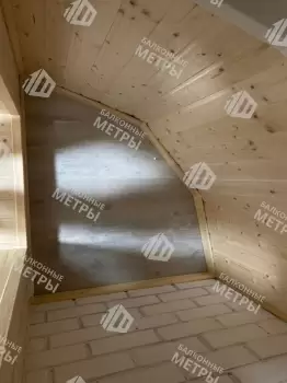 Отделка и утепление эркерного балкона Отделка и утепление эркерного балкона