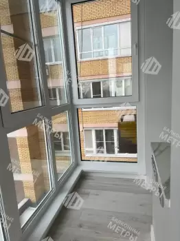 Отделка и утепление балкона Каблук в доме серии ПТ-44