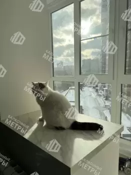 Отделка и утепление балкона Каблук в доме серии ПТ-44